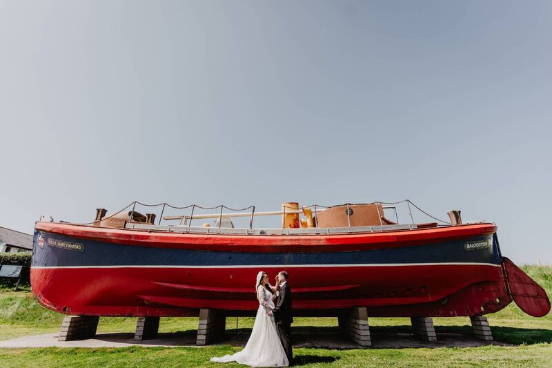 The couple were married by the seaside in East Cork.