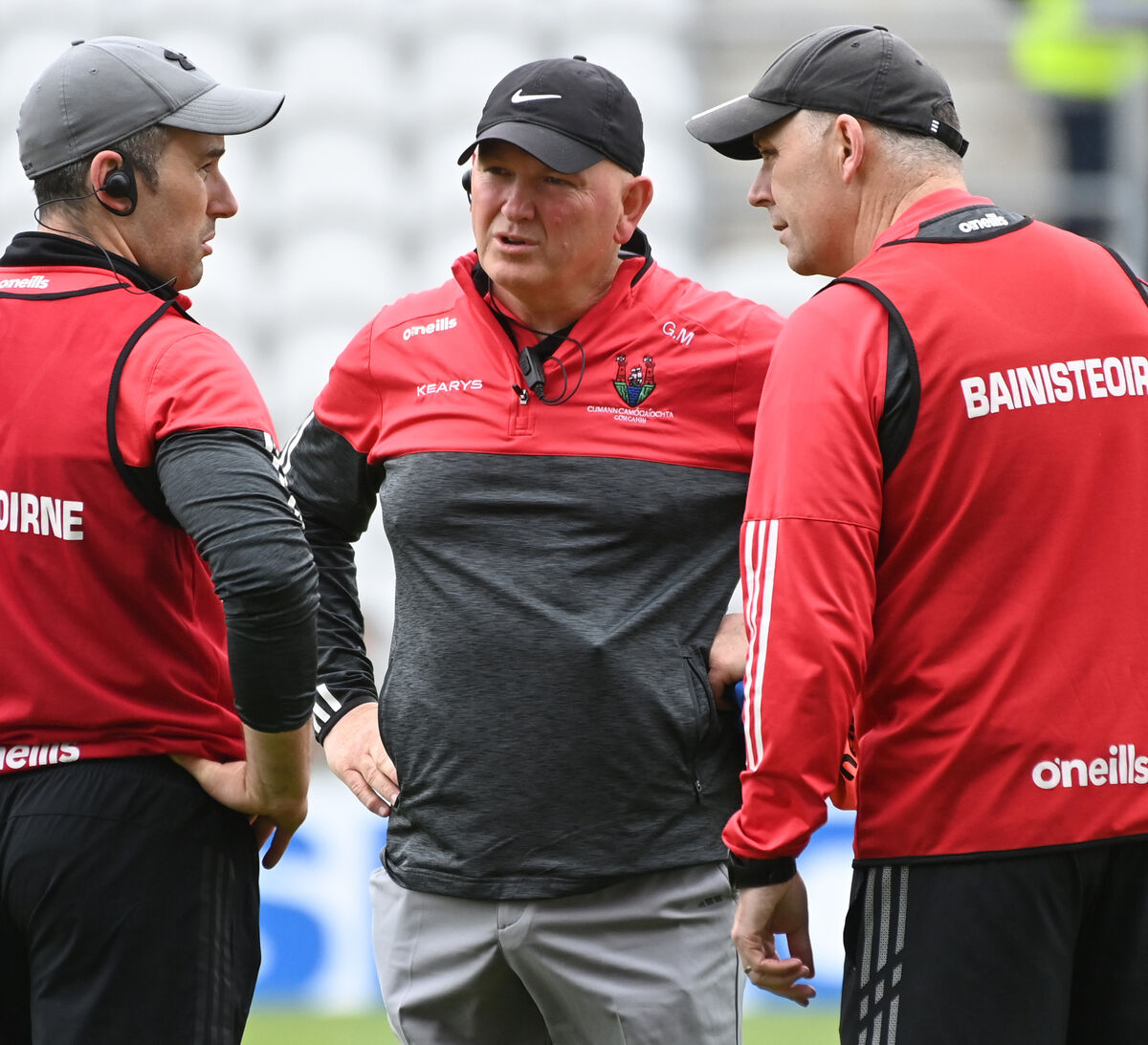 Cork manager Ger Manley with Dr Wesley O'Brien (left) and Liam Cronin at SuperValu Páirc Uí Chaoimh. Picture: Eddie O'Hare Cork manager Ger Manley with Dr Wesley O'Brien (left) and Liam Cronin at SuperValu Páirc Uí Chaoimh. Picture: Eddie O'Hare