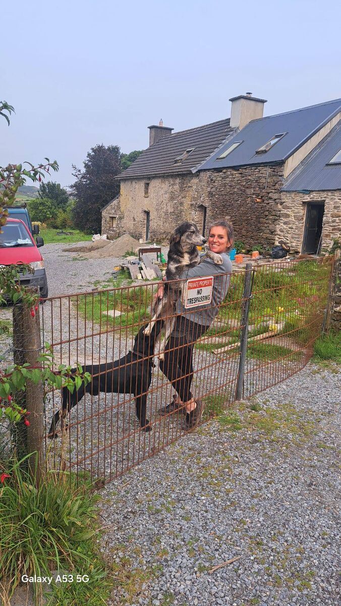 Virginie Laveau at her home. Virginie Laveau at her home.