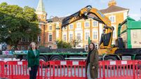 'Cork is growing, and so too are we': Crawford Art Gallery redevelopment starts with sculpture lift