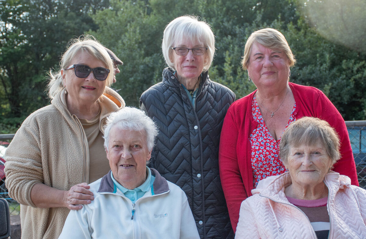 Attending the Shrine Mass along the Lee Road were Noreen Nudds, Helen Sheehan, Tess O'Donovan, Theresa O'Connor and Maureen Raymond from Kerry Pike. Picture: Howard Crowdy Attending the Shrine Mass along the Lee Road were Noreen Nudds, Helen Sheehan, Tess O'Donovan, Theresa O'Connor and Maureen Raymond from Kerry Pike. Picture: Howard Crowdy