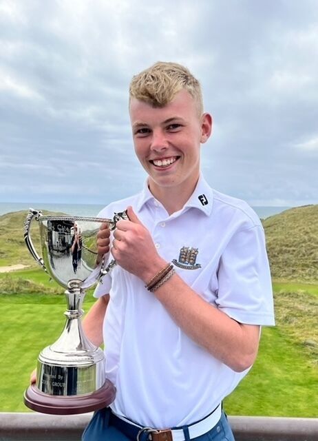 Cian McDonnell (Monkstown) pictured after winning the Kerry Boys in Ballybunion.