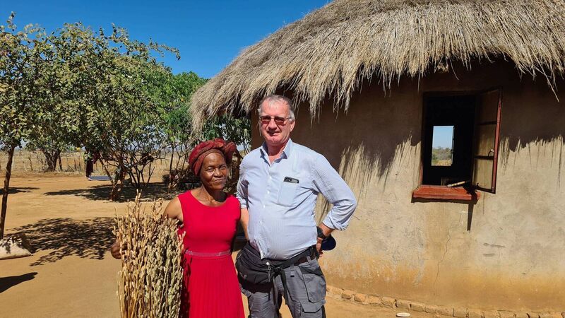 ‘Privilege’ to visit families living on the frontline of climate crisis