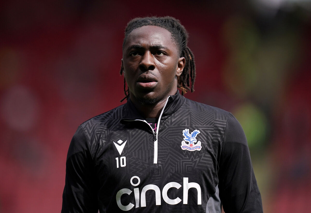Crystal Palace’s Eberechi Eze was denied what seemed like a legitimate goal by the match-officials not using VAR in his disallowed goal. Crystal Palace’s Eberechi Eze was denied what seemed like a legitimate goal by the match-officials not using VAR in his disallowed goal.