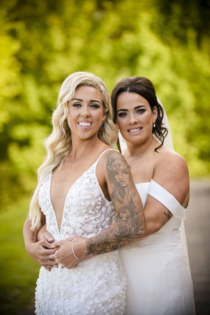 The happy couple.