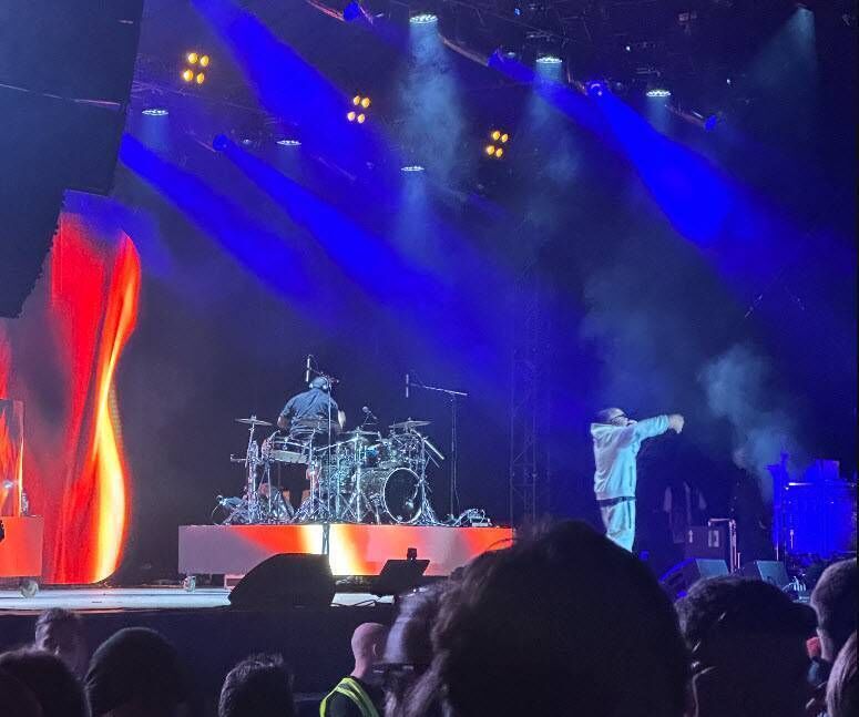 Nas performing at Electric Picnic 2024.	Pic: Stevie G Nas performing at Electric Picnic 2024.	Pic: Stevie G
