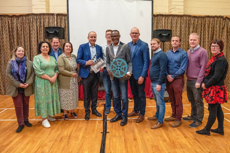 At the launch of the documentary 'Douglas Stories', Emma Bowell (director/producer), Cllr Mary Rose Desmond, Cllr Peter Horgan, Tara de Montfort (Douglas Tidy Towns) Tánaiste Micheál Martin, (behind) Sean Leddy (Douglas Tidy Towns), Deputy Lord Mayor of Cork Cllr Honore Kamegni, Simon Coveney TD, Donnchadh Ó Laoghaire TD, Cllr Shane O'Callaghan, Cllr Seamus McGrath and Niamh Twomey, (heritage officer Cork City Council). Picture: Noel Sweeney At the launch of the documentary 'Douglas Stories', Emma Bowell (director/producer), Cllr Mary Rose Desmond, Cllr Peter Horgan, Tara de Montfort (Douglas Tidy Towns) Tánaiste Micheál Martin, (behind) Sean Leddy (Douglas Tidy Towns), Deputy Lord Mayor of Cork Cllr Honore Kamegni, Simon Coveney TD, Donnchadh Ó Laoghaire TD, Cllr Shane O'Callaghan, Cllr Seamus McGrath and Niamh Twomey, (heritage officer Cork City Council). Picture: Noel Sweeney
