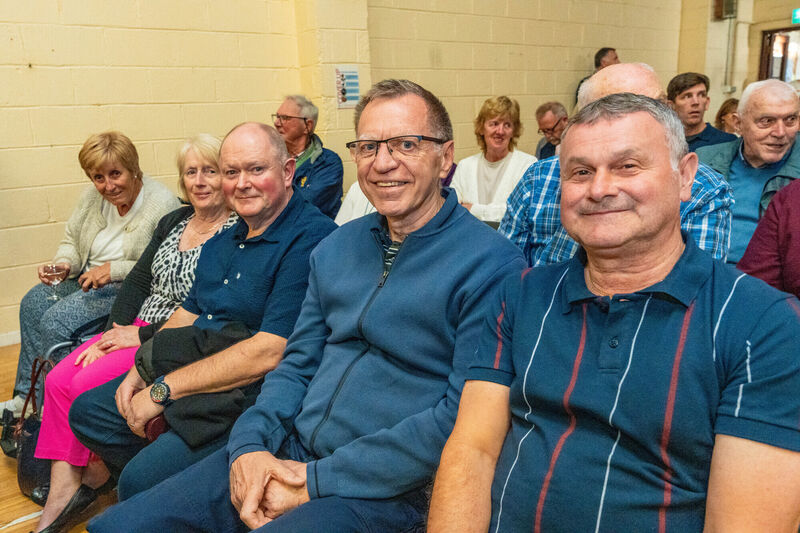 From the outside in: Al Goncalves, Rory Murphy, Michael O'Leary, Marion Couttes, and Imelda Desmond, all from Douglas. Picture: Noel Sweeney From the outside in: Al Goncalves, Rory Murphy, Michael O'Leary, Marion Couttes, and Imelda Desmond, all from Douglas. Picture: Noel Sweeney