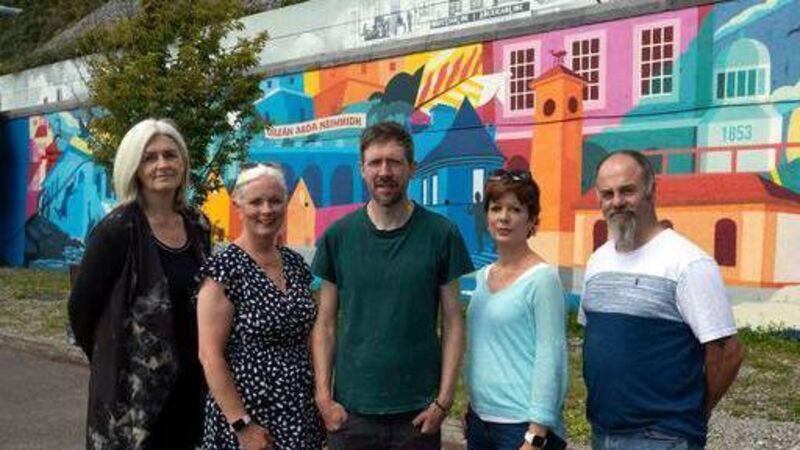 Art collaboration adds splash of colour to Cobh train station Art collaboration adds splash of colour to Cobh train station