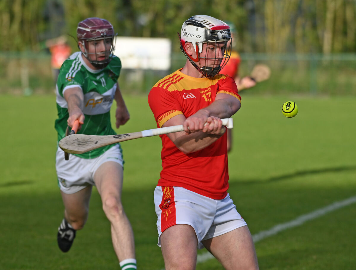 Mallow's Mark Kelleher clears from Aghabullogue's James Foley. Picture: Eddie O'Hare Mallow's Mark Kelleher clears from Aghabullogue's James Foley. Picture: Eddie O'Hare