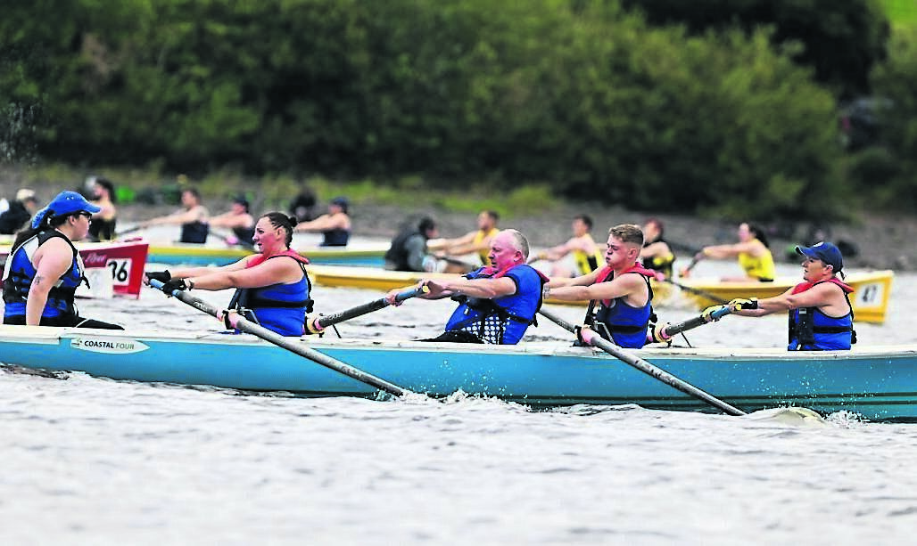Racing action at the Irish Coastal Rowing Championships. 	Picture: Chani Anderson