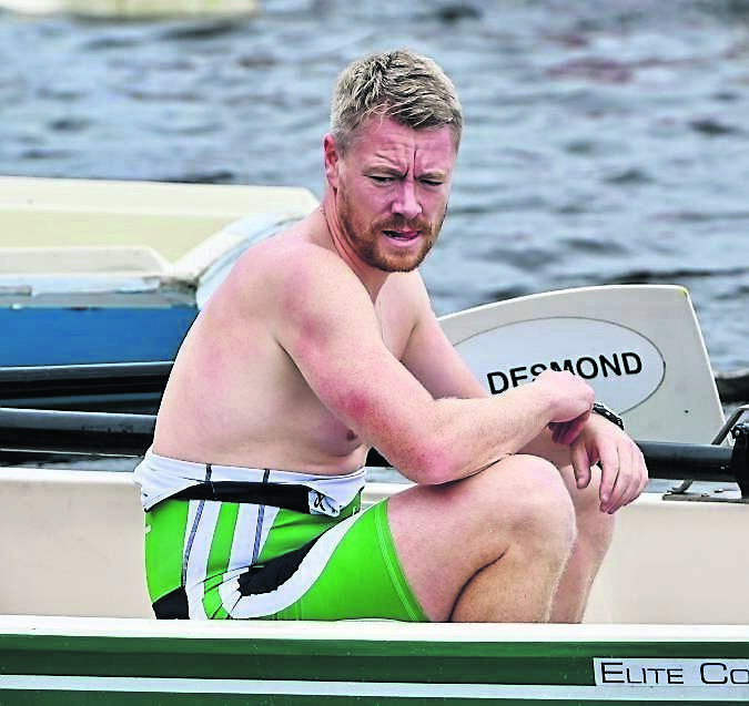 Gavin O’Flaherty of Passage West RC’s vet men’s crew cooling down after his race.	 Picture: Chani Anderson