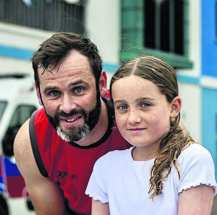 Donogh and Ruth Wall (9) from East Ferry Rowing Club at the Irish Coastal Rowing Championships held in Farran, County Cork.  	 Picture: Chani Anderson