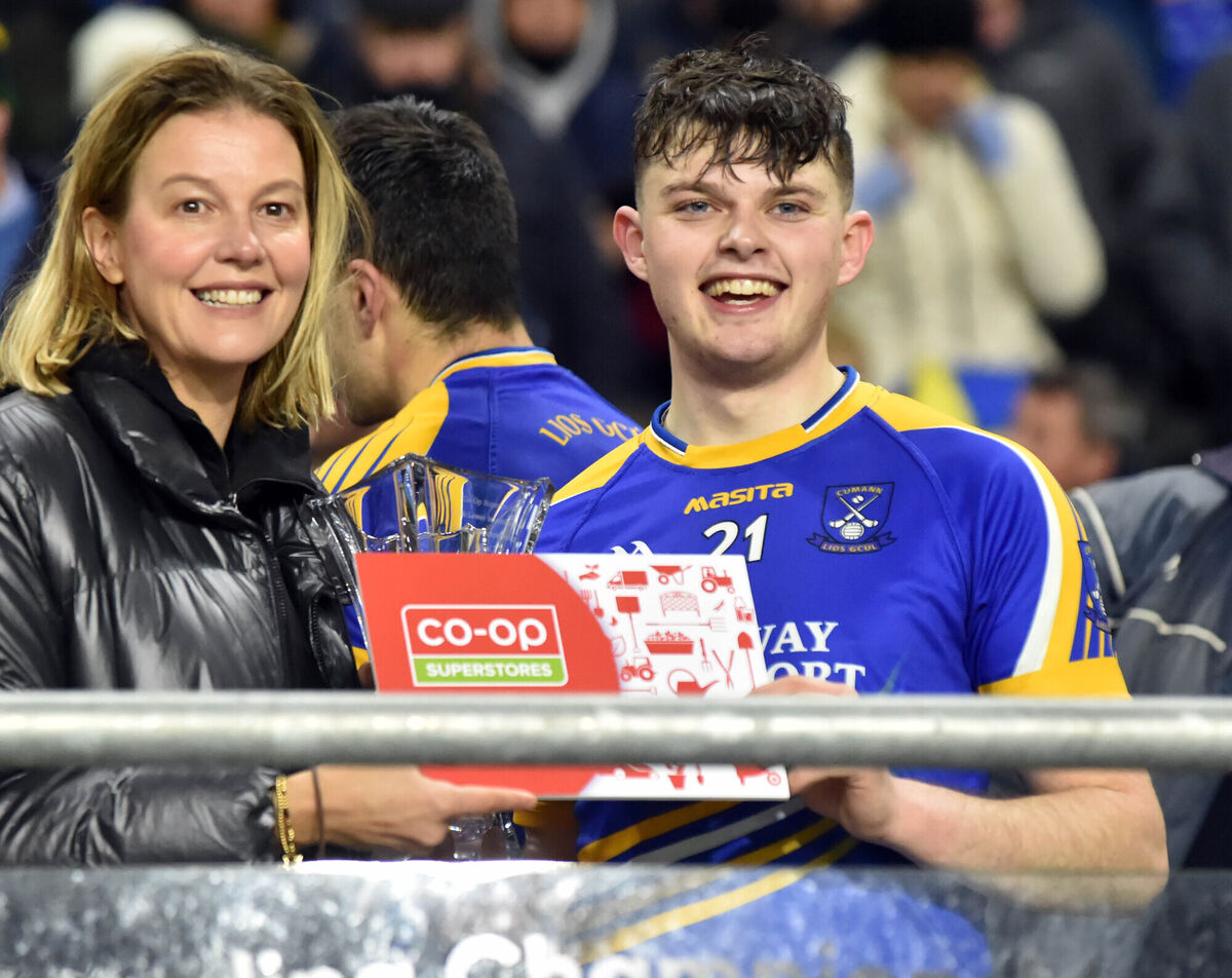 Liam O'Shea (right) scored 2-14 for Lisgoold as they beat Cloughduv. Picture: Eddie O'Hare Liam O'Shea (right) scored 2-14 for Lisgoold as they beat Cloughduv. Picture: Eddie O'Hare