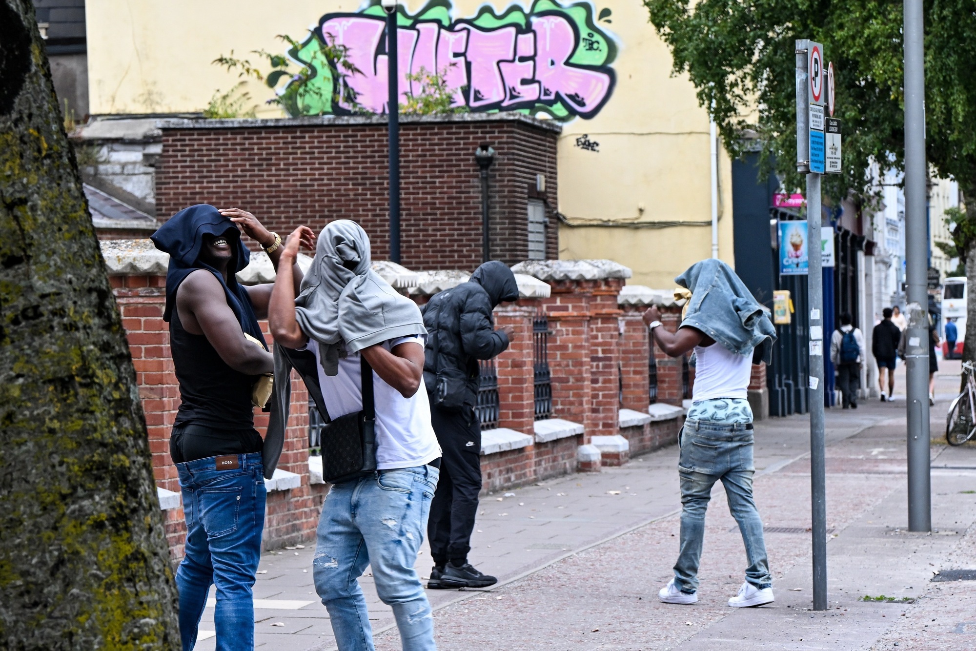 16 people appear in court charged in connection with public order ...