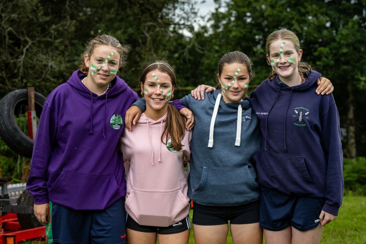 Sally MacCauley, Abbie Murray, Matilda Kingston and Lucy Harrington, from Galley Flash Rowing Club, at the Irish Coastal Rowing Championships held in Farran. Picture: Chani Anderson