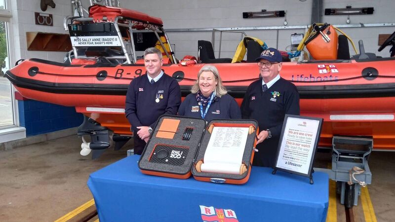 Kinsale RNLI welcomes scroll to mark 200 years of saving lives at sea Kinsale RNLI welcomes scroll to mark 200 years of saving lives at sea