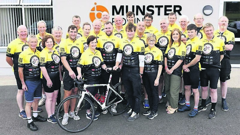 Cork community undertake marathon fund-raising cycle in memory of friend 