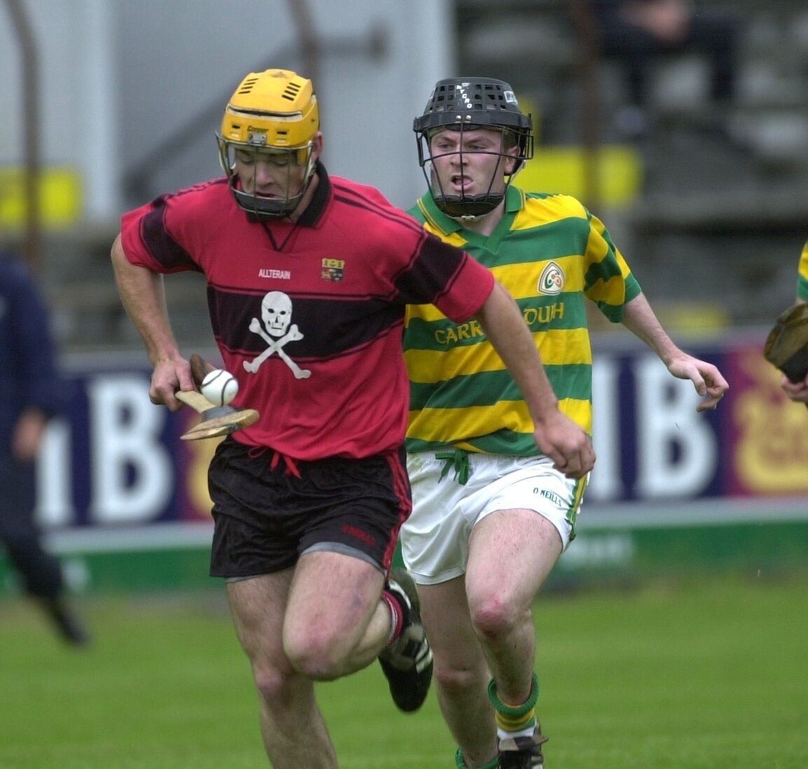 UCC's Brian Phelan racing away from Blackrock's Adrian Coughlan. Picture: Eddie O'Hare.