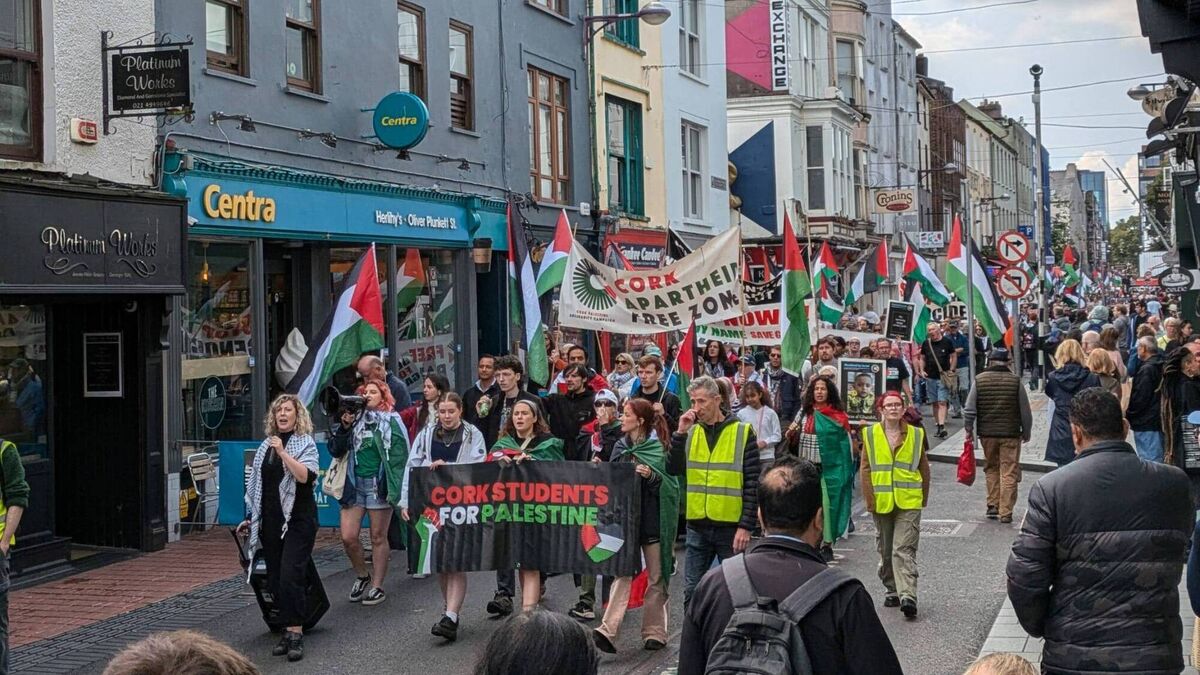 Palestine protesters in Cork urged to don their GAA colours 