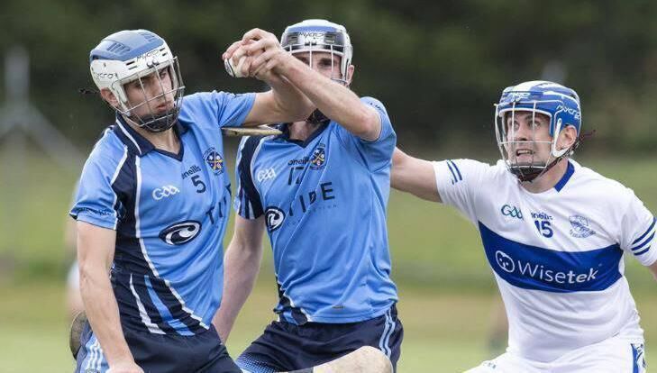 Barryroe and Milford players fight for the ball in 2022. Picture: Martin Walsh