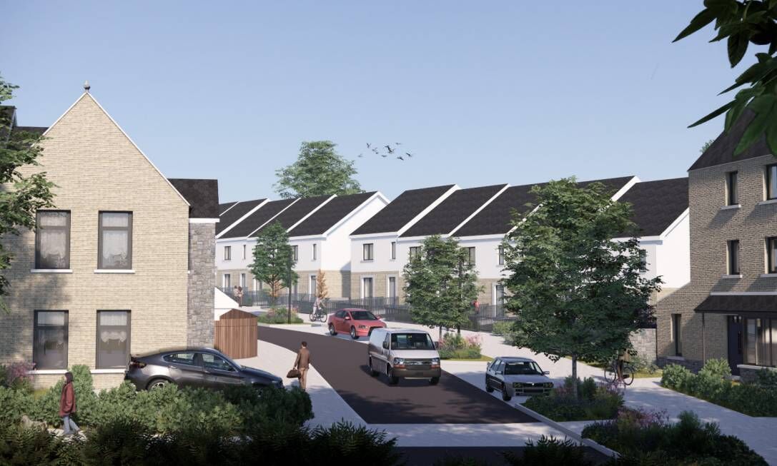 A computer-generated image of some of the houses at the proposed Clockstrike Ltd development at Ringwood, Shean Upper, Blarney. Picture: CCK
A computer-generated image of some of the houses at the proposed Clockstrike Ltd development at Ringwood, Shean Upper, Blarney. Picture: CCK