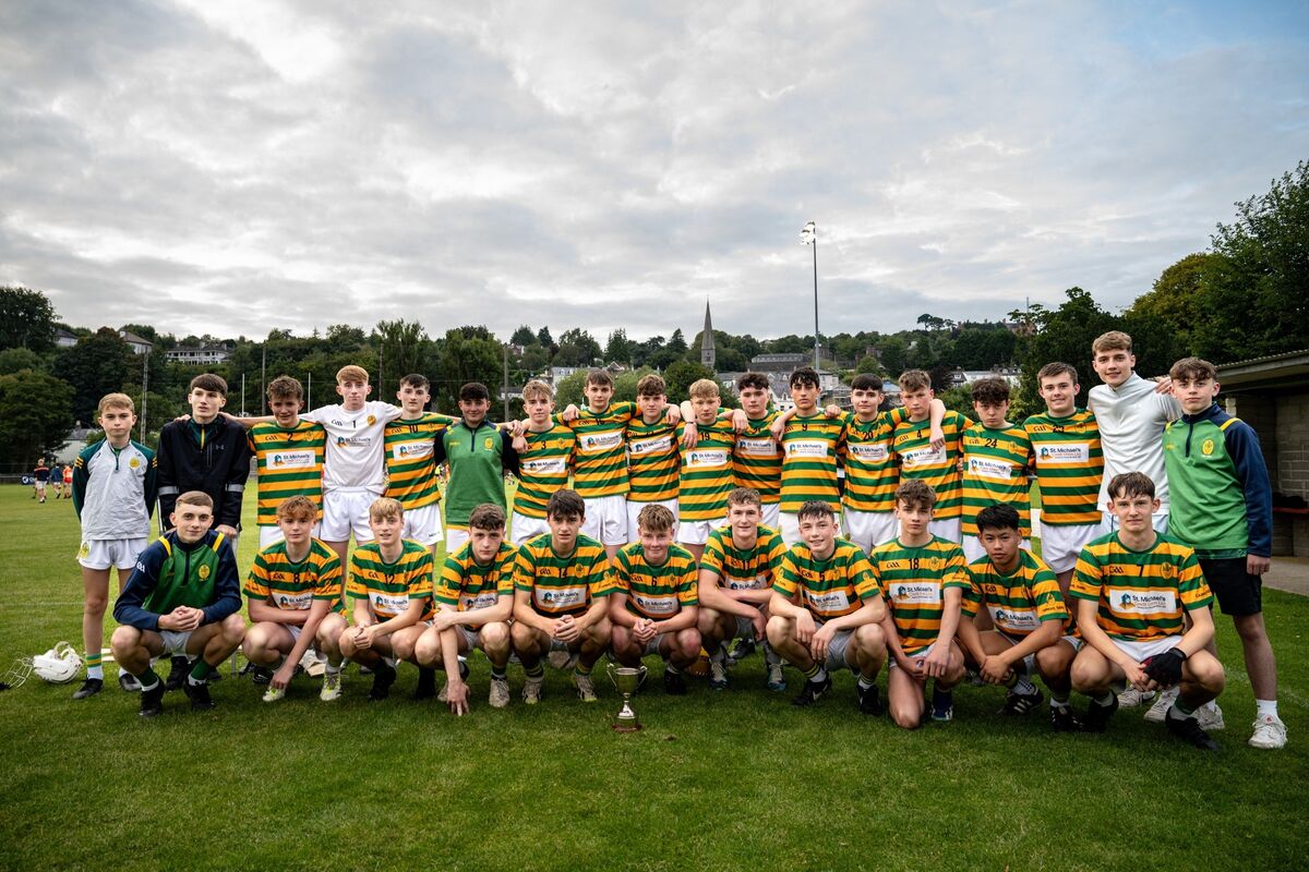 The Blackrock team took home the cup at the Rebel Óg Premier 2 U16 Hurling League final. Picture: Chani Anderson The Blackrock team took home the cup at the Rebel Óg Premier 2 U16 Hurling League final. Picture: Chani Anderson