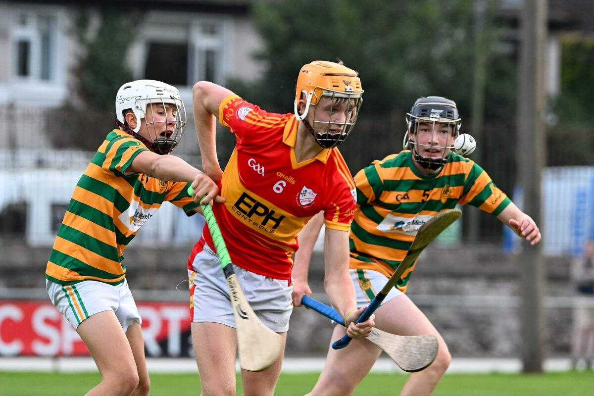 Éire Óg’s Eoghan Hogan finds a gap. Picture: Chani Anderson Éire Óg’s Eoghan Hogan finds a gap. Picture: Chani Anderson