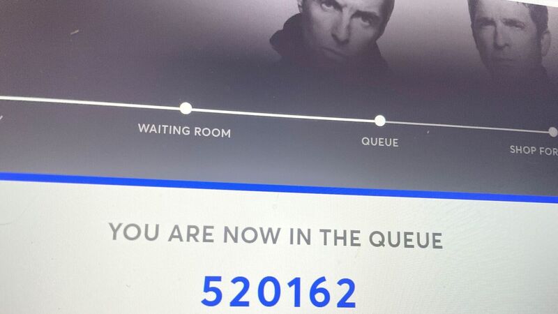 Oasis ticket-selling websites hit with outage issues