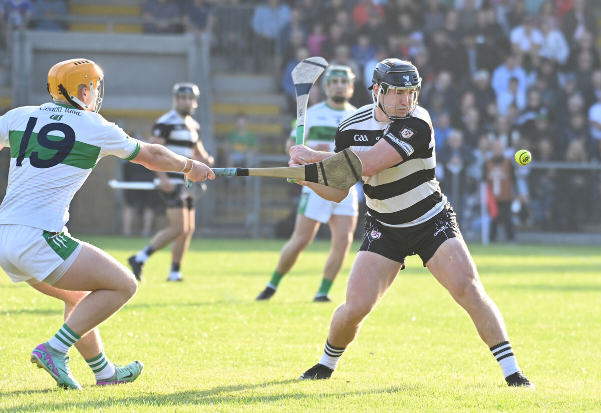 Midleton's Sean O'Meara shoots from Kanturk's Rory Sheehan during the Co-Op Superstores Premier SHC at Castletownroche. Picture: Eddie O'Hare