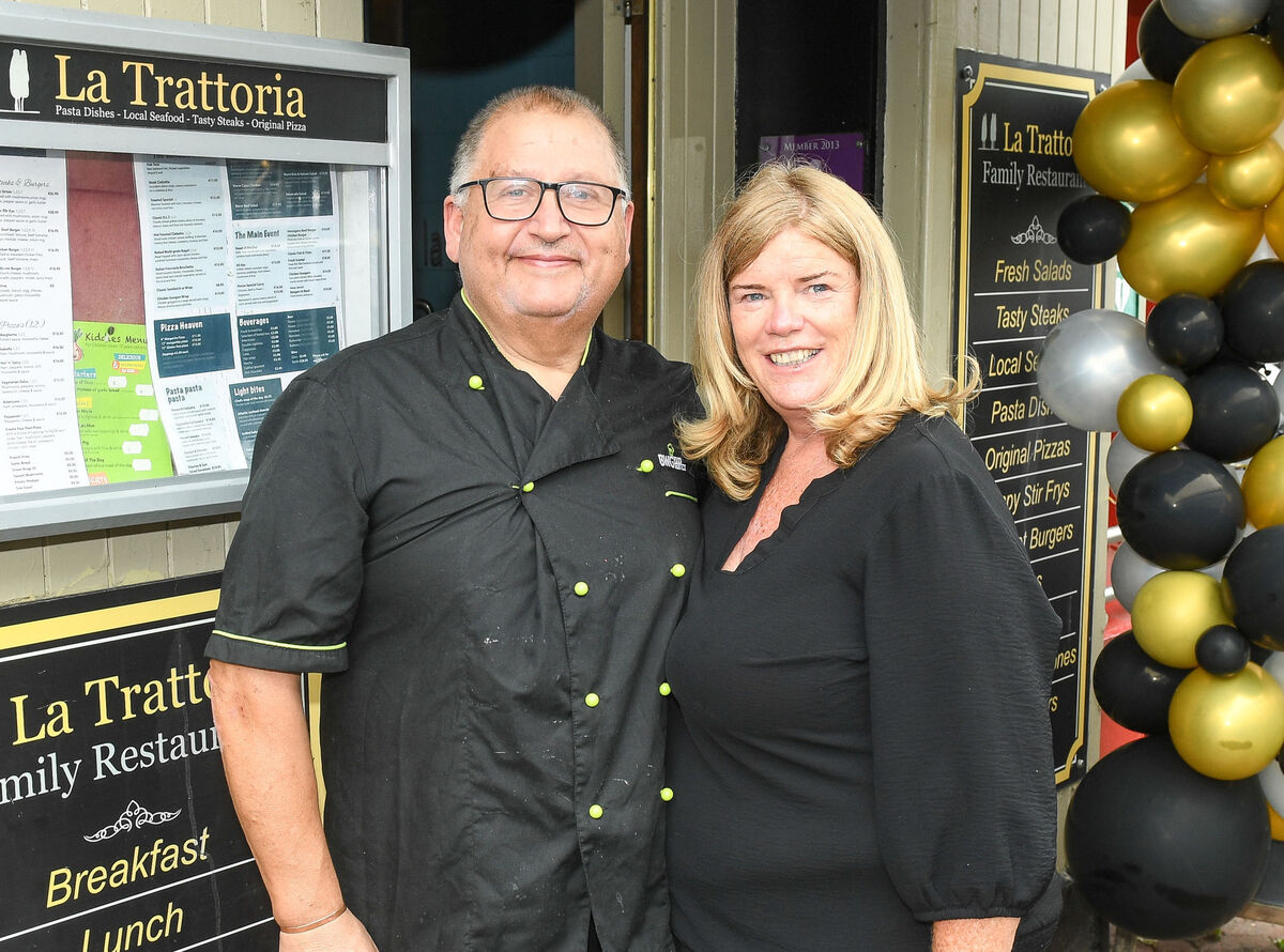Pasquale and Lynda Corigliano, owners of the La Trattoria restaurant in Midleton, which is closing after fifty years in business.Picture: David Keane. Pasquale and Lynda Corigliano, owners of the La Trattoria restaurant in Midleton, which is closing after fifty years in business.Picture: David Keane.