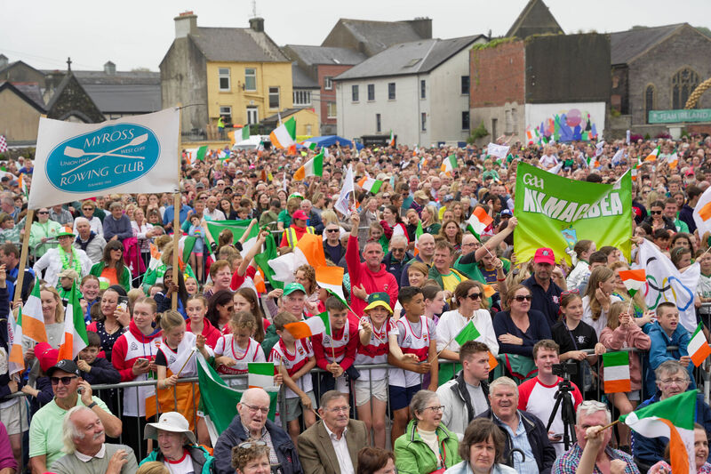 A huge welcome home to Skibbereen Olympians. Picture: Noel Sweeney/PA Wire