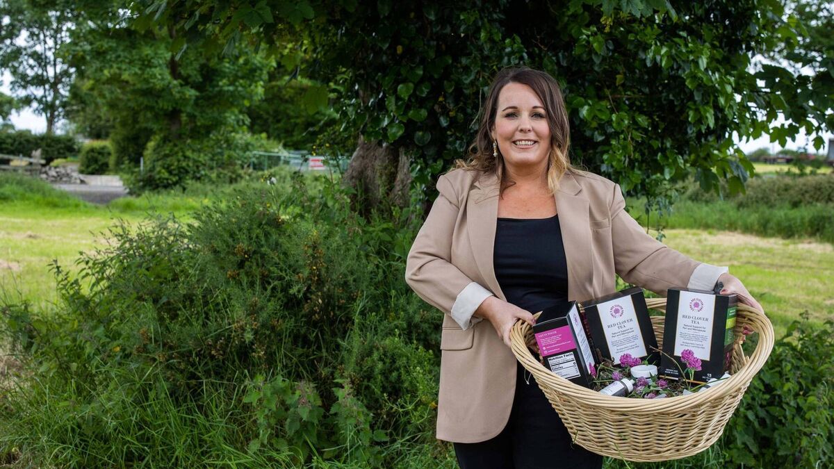 Red clover on Cork farm inspires a tea and skin care brand