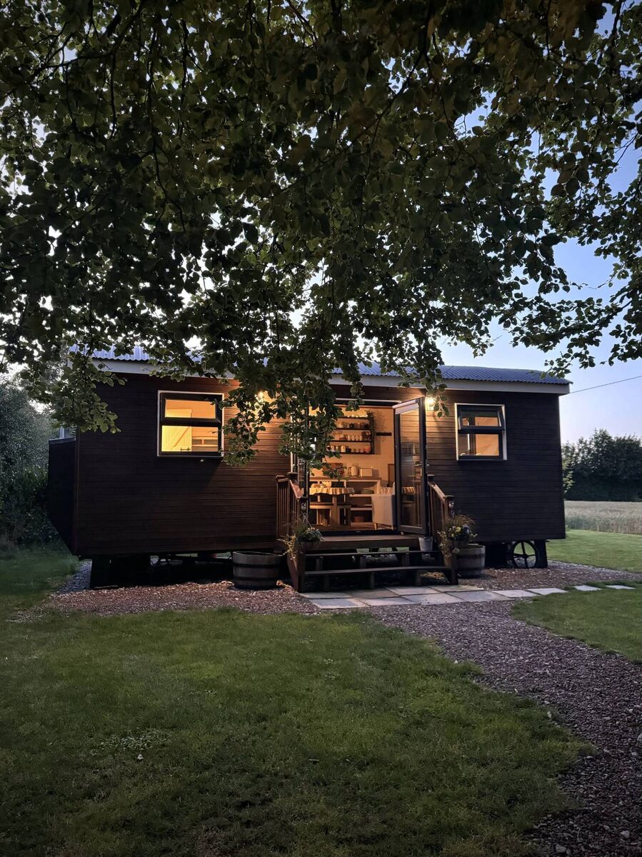 The shepherd's hut. The shepherd's hut.