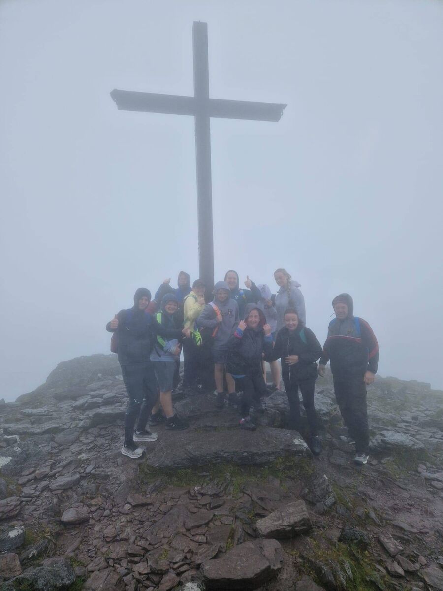 Sinead Leahy who climbed Carrauntoohil with family and friends.