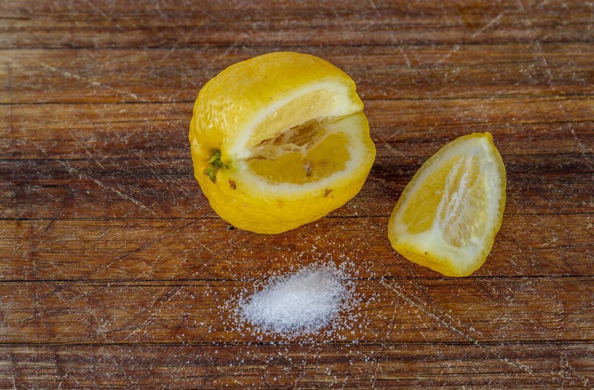 Lemon and salt. Picture: Alamy/PA Lemon and salt. Picture: Alamy/PA