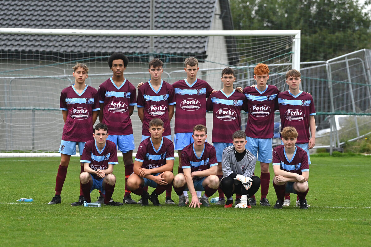  The Youghal United team that played Ringmahon Rangers in the Daly Industrial Youth League at Ringmahon Park, Cork. Picture Dan Linehan