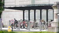 Leinster House bike shelter