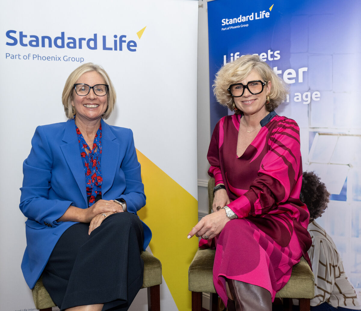 Ann Kelleher, non-executive director, Standard Life (left) with host Sonya Lennon, Second Life mentor. Picture: Brian Lougheed