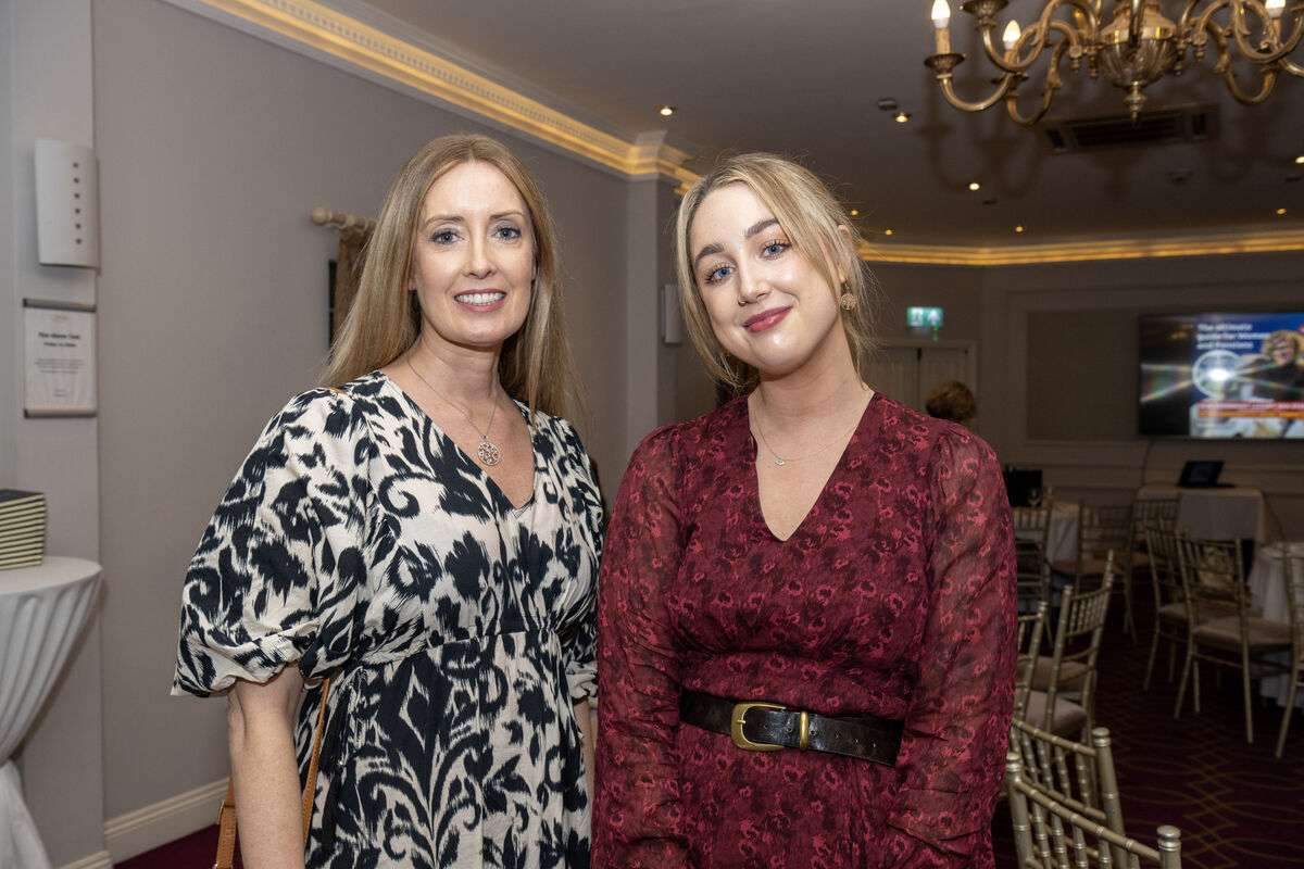Karen Goodliffe, SurePlan Financial, left with Hannah Dooley, Standard Life. Picture: Brian Lougheed