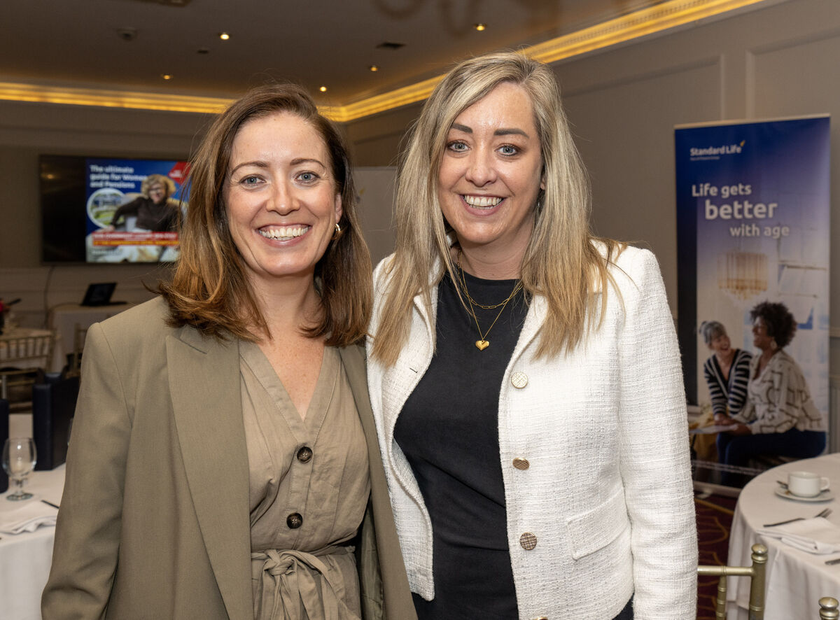 Rachel Morrissey, left, Meritus with Susan McGrath, Heritage Wealth. Picture: Brian Lougheed