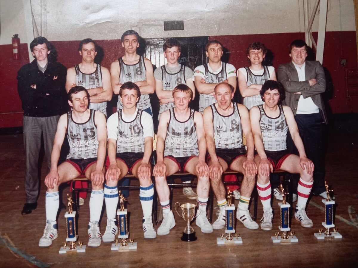 Neptune’s junior basketball team after winning a tournament at the Parochial Hall in the early 1990s. Back: Alan Kidney, Junior Ryan, Billy Kelly, Adrian Coleman, Noel Allen, Paul Keohane and coach Ger Leahy. Front: Tony O'Connell, George Mills, Donald O'Donovan, Jim O'Donoghue and Billy O'Callaghan. 