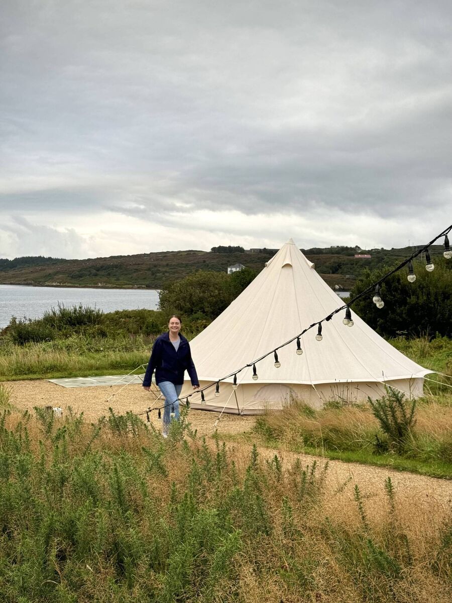 Breda visited Wild Atlantic Glamping on Bere Island. Breda visited Wild Atlantic Glamping on Bere Island.