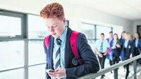 Redhead Male on Phone