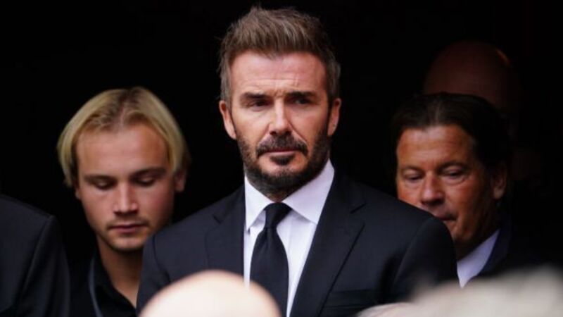 David Beckham among mourners at Sven-Goran Eriksson’s funeral in Sweden David Beckham among mourners at Sven-Goran Eriksson’s funeral in Sweden