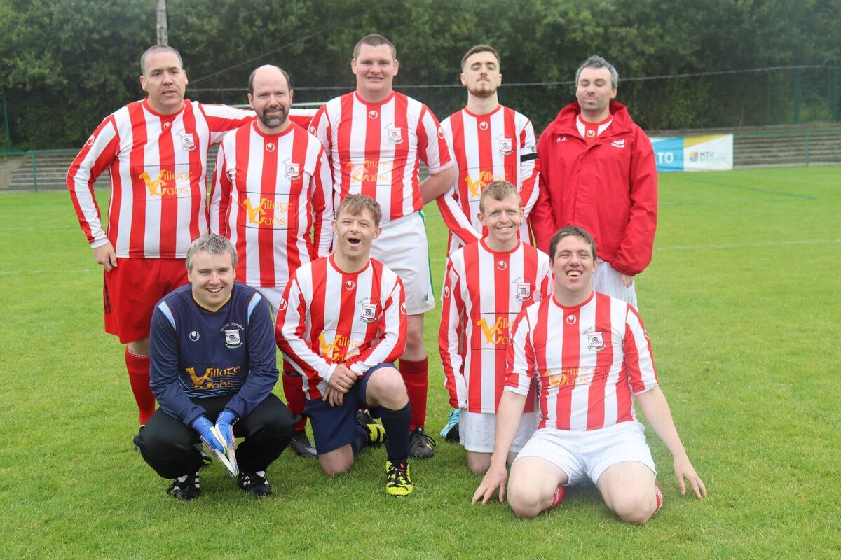 The Ballincollig Gunners who took part in the Special Olympic Soccer Tournament at the MTU Campus recently. The Ballincollig Gunners who took part in the Special Olympic Soccer Tournament at the MTU Campus recently.