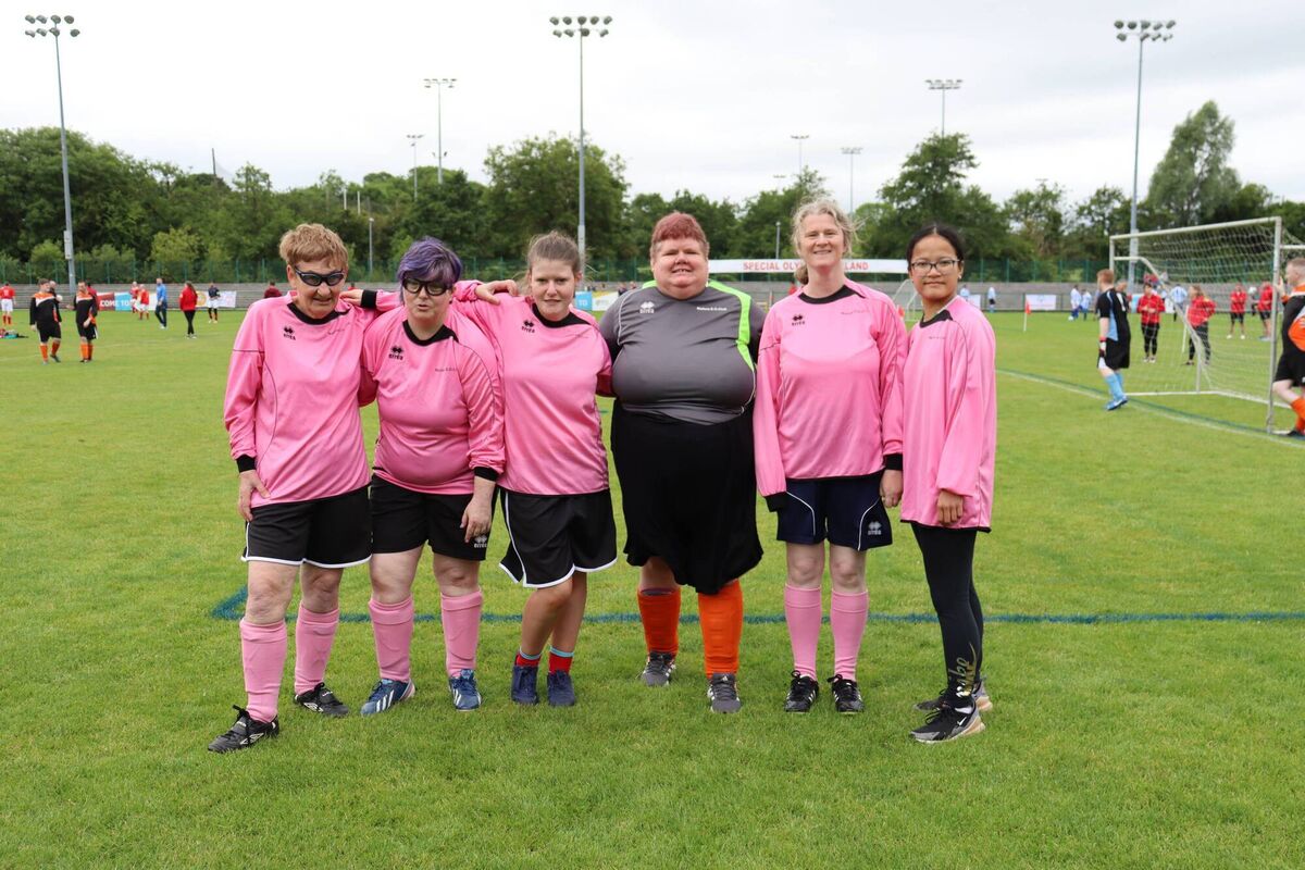 The Mallow Ladies team the took part in the Munster Special Olympic Soccer event at the MTU Campus recently. The Mallow Ladies team the took part in the Munster Special Olympic Soccer event at the MTU Campus recently.