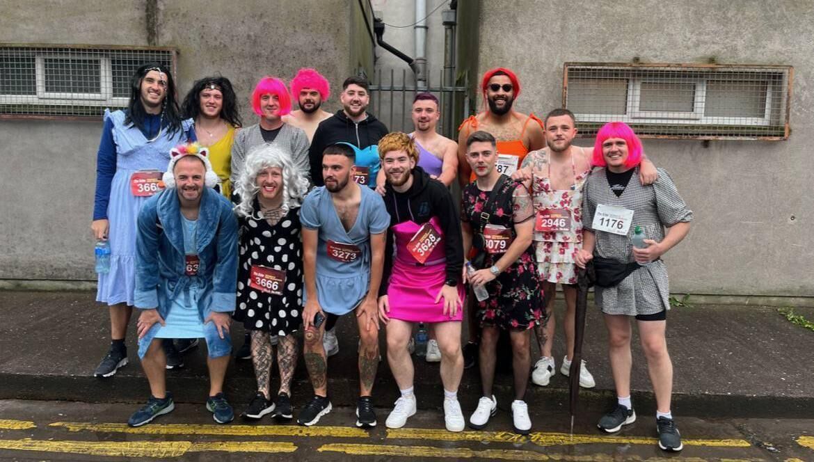 ARC Rovers dressed up for The Echo Women's Mini Marathon
