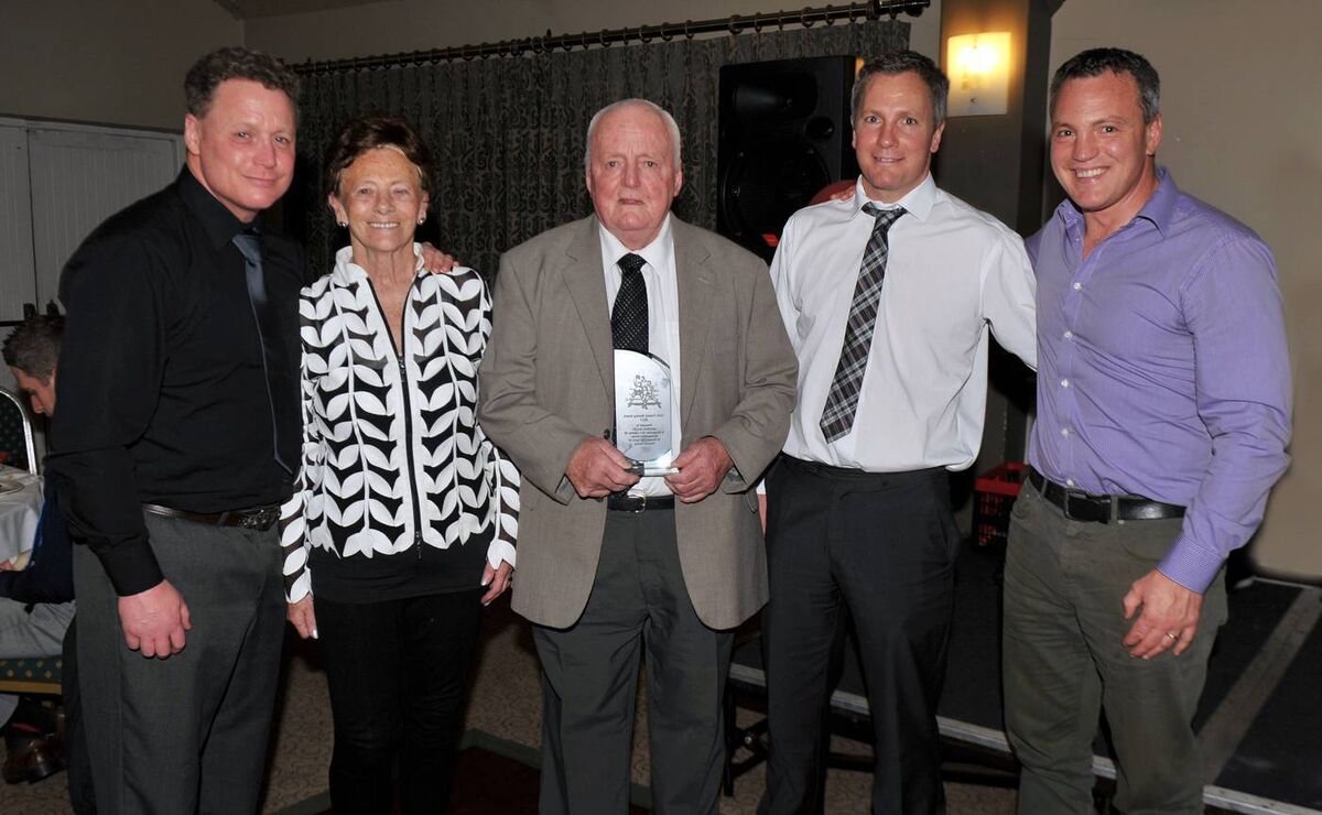 The Walsh family from Shanagarry, Billy, Margaret, Maurice, Pa and Kevin pictured with their father Maurice, recipient of a special award to honour his lifetimes dedication to the development of boxing. Picture: Doug Minihane The Walsh family from Shanagarry, Billy, Margaret, Maurice, Pa and Kevin pictured with their father Maurice, recipient of a special award to honour his lifetimes dedication to the development of boxing. Picture: Doug Minihane