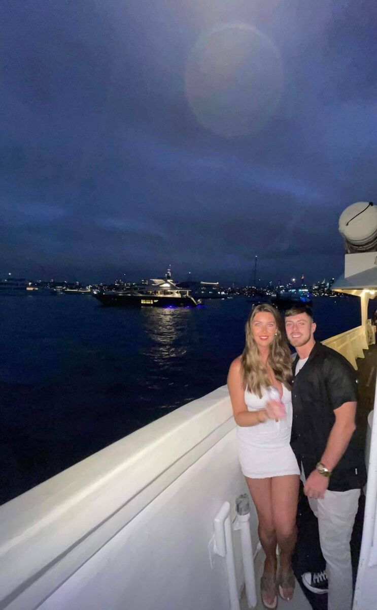 Tony O’Keeffe with his girlfriend Bobbie McCann Tony O’Keeffe with his girlfriend Bobbie McCann